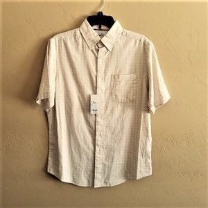 Men's Croft & Barrow Short Sleeve Shirt-Small-NWT